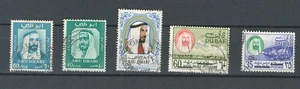LOTE DE SELLOS USADOS SELECCIÓN ORIENTE MEDIO ABU DHABI DUBAI EAU (EAU 114) - Imagen 1 de 1