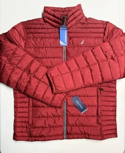 Nautica Men’s Performance Jacket Red Size Large New with Tags - Picture 1 of 6
