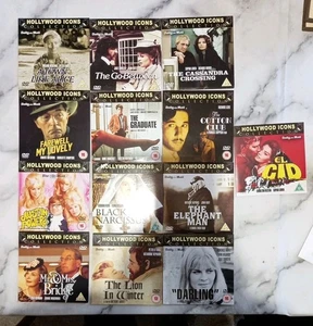 Hollywood Icons Collection Dvds x 13 Films Daily Mail Promo Bundle   - Picture 1 of 14