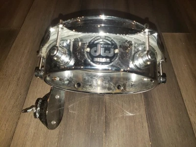 DW Design Series Chrome Piccolo Tom w/bracket - 8" - Image 1 of 3