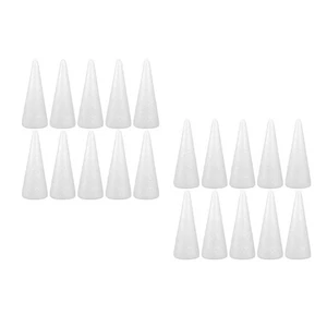 Cardboard Cones Diy Cone Cone Polystyrene Shapes Diy White Cone - Picture 1 of 12