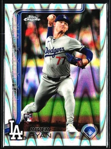 2025 Topps Chrome River Ryan Rookie Los Angeles Dodgers #18 - Picture 1 of 2