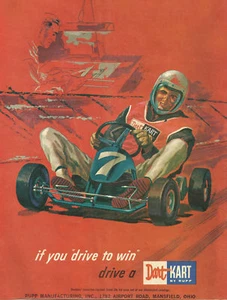 Vintage 60er Jahre Rupp Dart Kart 16 x 20 Poster  - Bild 1 von 1
