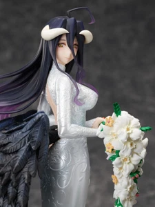 Vestido de novia OVER LORD Albedo escala 1/7 figura F:NEX almohada Ainz juguete de anime 25 cm - Imagen 1 de 9