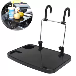 Car Laptop Desk Computer Steering Wheel Mount Work Table Hanger Cup Holder Stand - Picture 1 of 8