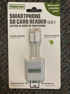 Moultrie Smartphone SD Card Reader | Gen2 | Supports SD & Micro SD Cards - Picture 1 of 3