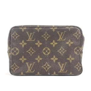 LOUIS VUITTON M47526 Monogram Trousse toilette 18 Makeup pouch Cosmetics Pouch - Picture 1 of 18