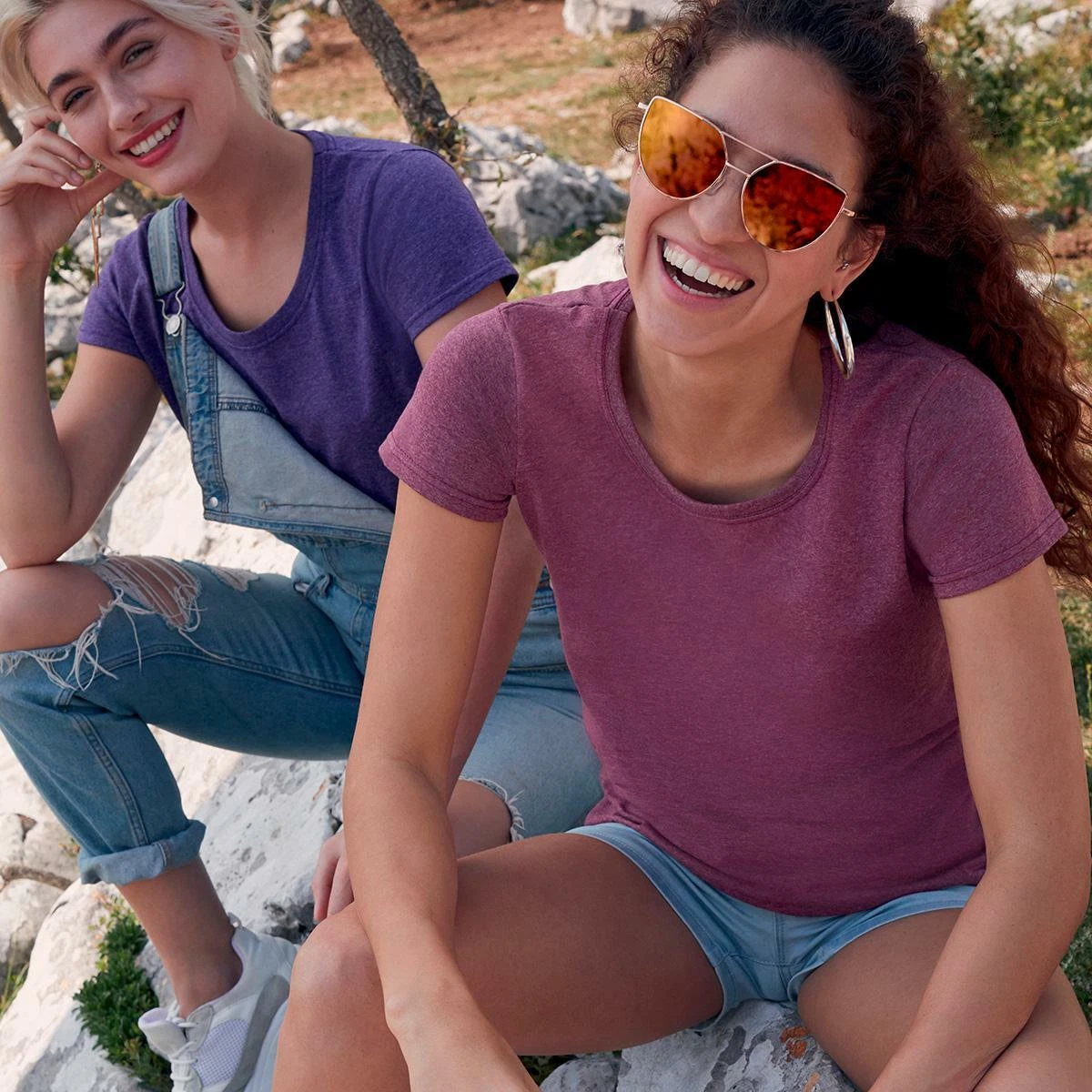 Fruit Of The Loom Maglietta Originale Donna Manica Corta - Foto 3