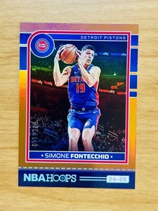 2024-25 Panini NBA Hoops #16 Simone Fontecchio Orange 95/149 - Picture 1 of 2