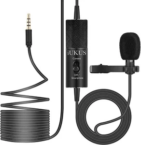 IUKUS Professional Lapel Microphonel Lavalier Mic Omnidirectional Condenser Clip - Picture 1 of 7