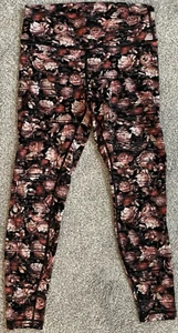 Lululemon Wunder Under High Rise Tight Damengröße 10 Blumenmuster Leggings - Bild 1 von 11