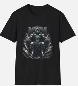 Doctor Doom T-Shirt – Iconic Marvel Villain Graphic Tee - Picture 1 of 5