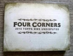 TRISH- LITA- NIKKI-BRIE BELLA WWE 2015 UNDISPUTED QUAD AUTOGRAPH BOOKLET # 10/10