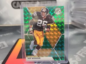2020 BARRA MOSAICO WOODSON MOSAICO VERDE PITTSBURGH STEELERS - Foto 1 di 2