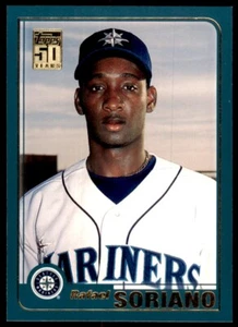 2001 TOPPS TRADED RAFAEL SORIANO SEATTLE MARINERS #T196 - Picture 1 of 2