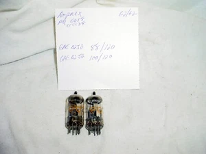 2 Amperex 1962 6DJ8 ECC88 PQ Tubes Tested Almost NOS A Frame Disc Getter - Picture 1 of 7