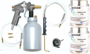 Biskor Starter Set Pistola a Tazza a Pressione + Accessori + 4 kg Biskor® Grasso Cavità - Foto 1 di 1