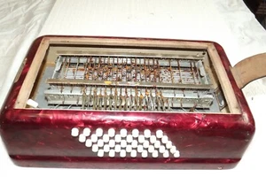 Part of the Piano accordion 40 bass old model - DEFECTIVE, FOR PARTS - Picture 1 of 9