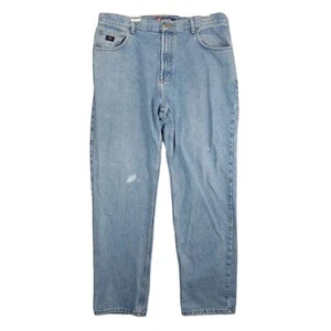 Vintage 90s Chaps Ralph Lauren Men's 38x32 Stone Wash Straight Leg Jeans Relaxed - Picture 1 of 9