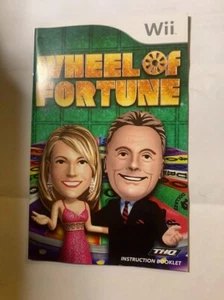 Wheel of Fortune (Nintendo Wii) MANUAL ONLY - Picture 1 of 1