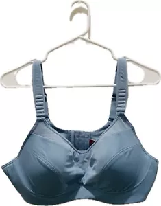 Adore Me Sports Bra 38D Light Blue Underwire Lined Original $30 - Picture 1 of 3