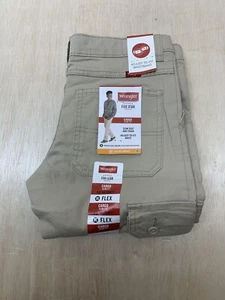 Wrangler Boys Flex Cargo Slim Fit Pant Beige Tan 9RKHWBF Size 10 Husky - Picture 1 of 7