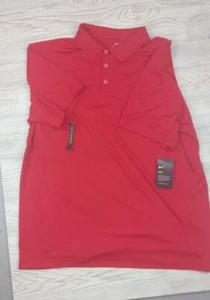Camisa polo de golf Nike Dri-Fit para hombre manga corta roja XXL NUEVA CON ETIQUETAS - Imagen 1 de 6