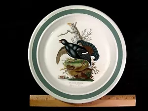 Portmeirion Birds of Britain Dinner Plate Black Cock Bird - Picture 1 of 11