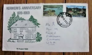 New Zealand Postal History SC #427-428 Kerikeri Founding 1969 FDC - Picture 1 of 1