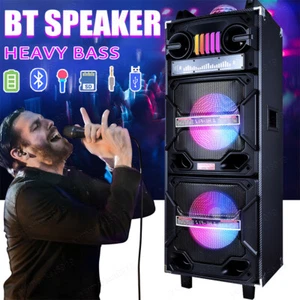 4500W Portable Bluetooth Karaoke Machine System Party Speaker w/LED Light & Mic - Picture 1 of 12