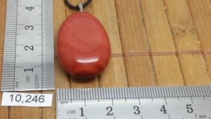 Pendentif ARGENT 925e JASPE MOKAITE + cordon reglable lithotherapie - Imagen 1 de 1