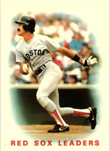 1986 Topps Tiffany Set Break #396 Red Sox Leaders - Near Mint - Free shipping