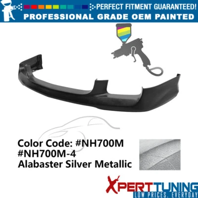 Fits 04-05 Acura TSX OE Style Painted #NH700M Silver Front Lip Chin Spoiler PU Foto 1 de 4
