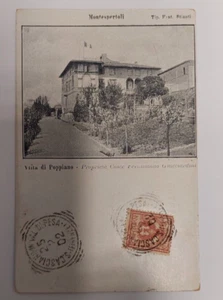CARTOLINA MONTESPERTOLI - VILLA DI POPPIANO - VGT 1902 #140 - Imagen 1 de 1
