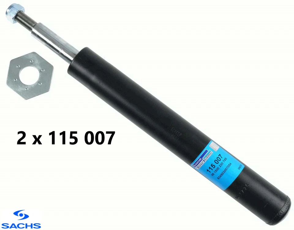 2x SACHS 115 007 Amortiguadores Delanteros Para OPEL Vectra A CC J89 Nuevos - Imagen 1 de 2