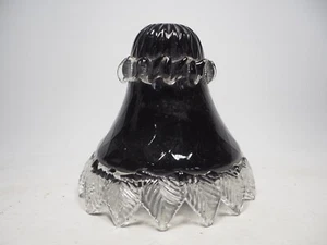 Murano italiano? Pezzi di ricambio lampadario vetro nero e trasparente - palla centrale - Foto 1 di 14