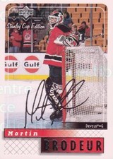 1999-00 Upper Deck MVP SC Edition Silver Script #104 Martin Brodeur