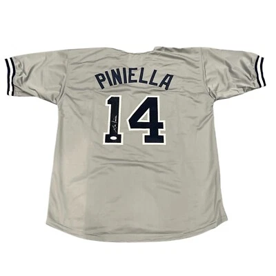 Lou Piniella Signed Auto Autographed New York Yankees Jersey JSA COA - Image 1 of 3