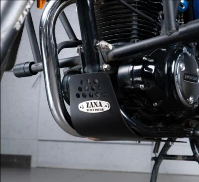 "PLACA BASE ALUMINIO, NEGRA" APTA PARA HONDA H'NESS CB 350 Foto 1 de 4