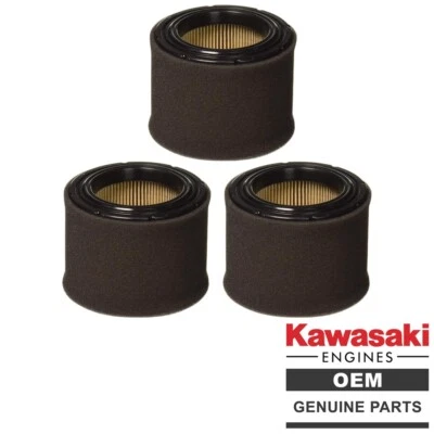 Genuine Kawasaki 11029-0049 Air FIlter for FJ180V Engines - 3 PACK - Image 1 of 2