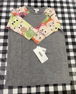 LuLaRoe Sloan Kinder Randy Disney Größe 8 Toy Story mehrere Figuren Ärmel Neu mit Etikett - Bild 1 von 3