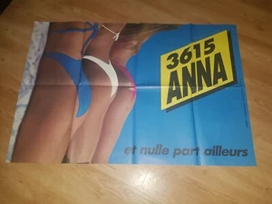 Grande Affiche minitel rose: 3615 ANNA et nulle part ailleurs - Picture 1 of 1