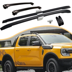 4Pcs for Ford Ranger T9 2023-2025 Side Roof Rail Rack Cross Bar Accessories - Picture 1 of 9