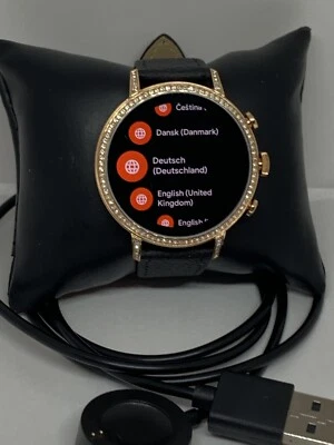 Fossil Gen 4 Authentic Digital Dial Smart Watch Custom Band FTW6030 QT772 - Image 1 of 4