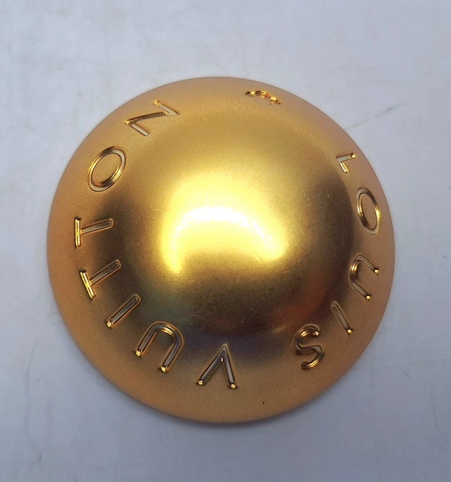 LOUIS VUITTON 2013 Store Window Display Rivet Stud LV Brushed Gold Plastic RARE - Image 1 of 4