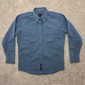 5.11 Tactical Button Up Shirt Womens Size M Blue Patrol Duty Uniform B-Class - Picture 1 of 7