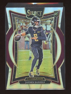 2024 Panini Select - Concourse Jayden Daniels #26 Silver Prizm Die-Cut Rookie - Bild 1 von 2