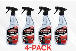 4er Pack! Black Magic Tire Wet 23oz Trigger Spray, schwarz, glänzend  - Bild 1 von 1