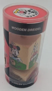 NIB Mickey & Co. Wooden Dreidel With Display Stand Dreidel Edition, NEW IN BOX - Picture 1 of 4
