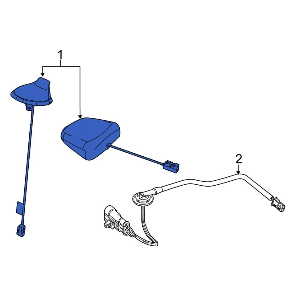 For Fiat 500 2012-2015 Fiat Radio Antenna Base Foto 1 de 1